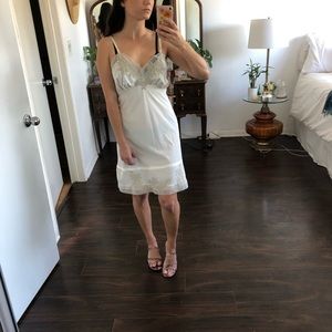 Vintage Teddy with lace appliqué